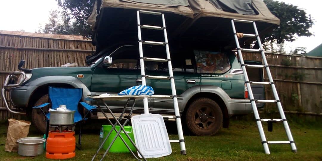 4X4 ROOFTOP TENT CAR IN EAST AFRICA