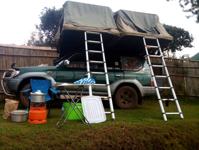 4X4 ROOFTOP TENT CAR IN EAST AFRICA