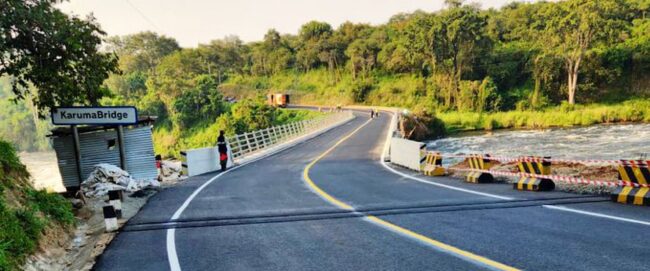 Karuma Bridge reopened to light vehicles after rehabilitation, December 2024.