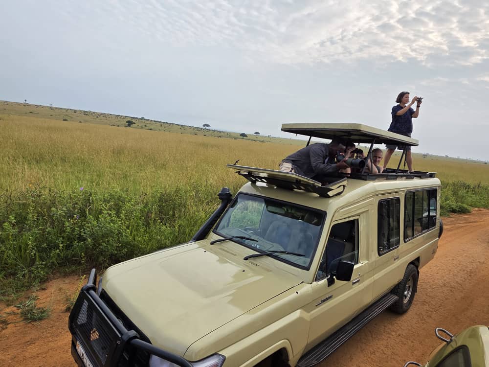 4X4 car rental with a pop-up roof uganda